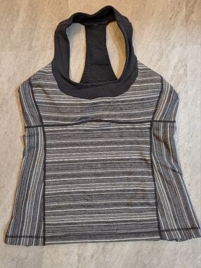 Striped Sleeveless Lululemon Tank Top size 10